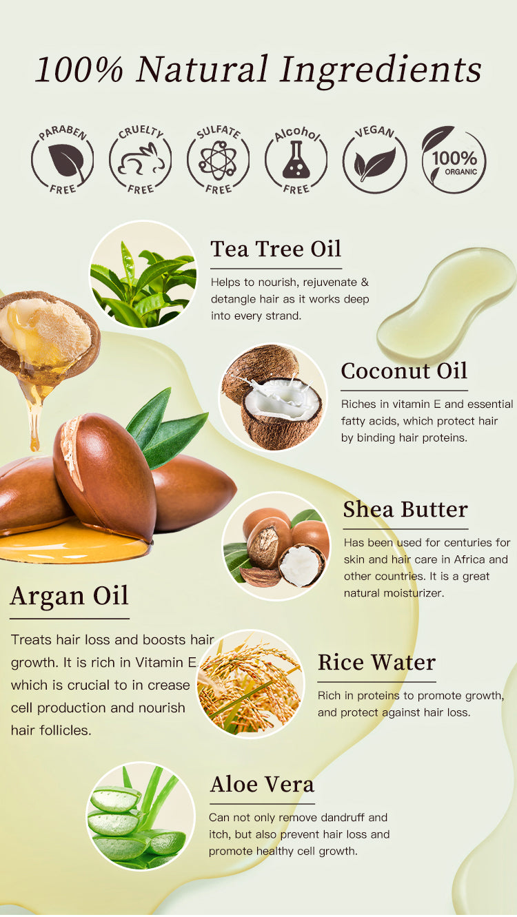 Argan Oil Hair Care 3-Step Set – Natural, Sulfate-Free Routine