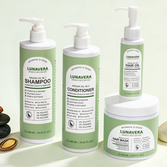 Argan Oil 4-Step Hydrating, Repair & Scalp Care Set