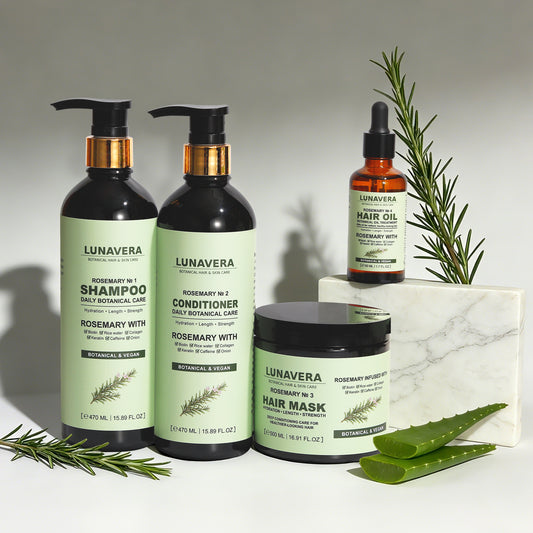 Rosemary Complete Hair Growth & Strengthening System – 4-Step Botanical Hair Care Set