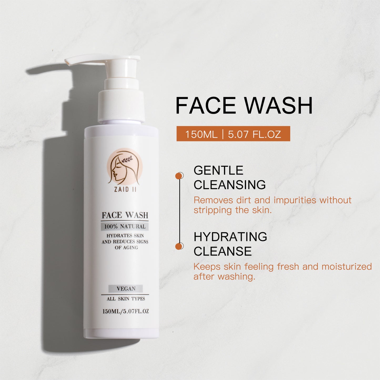 Korean Skincare 4-Step Routine Set – Cleanse, Tone, Treat & Moisturize